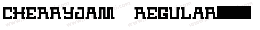 CHERRYJAM REGULAR字体转换